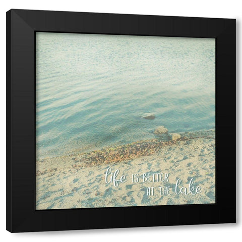 Retrobeach II Black Modern Wood Framed Art Print by Weisz, Irene