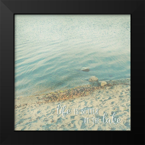 Retrobeach II Black Modern Wood Framed Art Print by Weisz, Irene