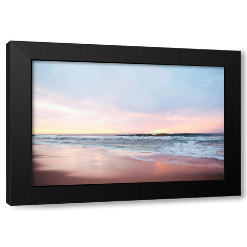 Morning Stroll Black Modern Wood Framed Art Print with Double Matting by Carpentieri, Natalie