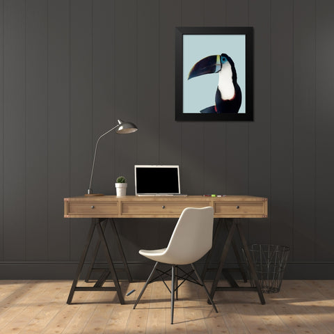 Aruba Wildlife Black Modern Wood Framed Art Print by Carpentieri, Natalie