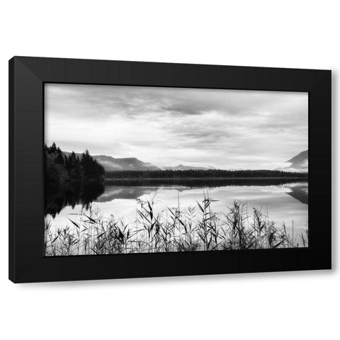 Another Place Black Modern Wood Framed Art Print by Weisz, Irene