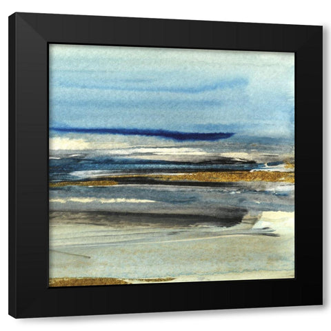 Changing Skies on Slausson Mountain II Black Modern Wood Framed Art Print with Double Matting by Jill, Susan