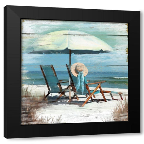 Perfect Spot Black Modern Wood Framed Art Print with Double Matting by Robinson, Carol