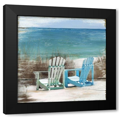 Favorite Spot Black Modern Wood Framed Art Print with Double Matting by Robinson, Carol