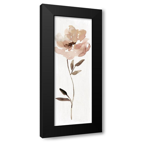Neutral Bloom I Black Modern Wood Framed Art Print with Double Matting by Robinson, Carol