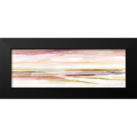 Spectrum Sunset I Black Modern Wood Framed Art Print by Nan