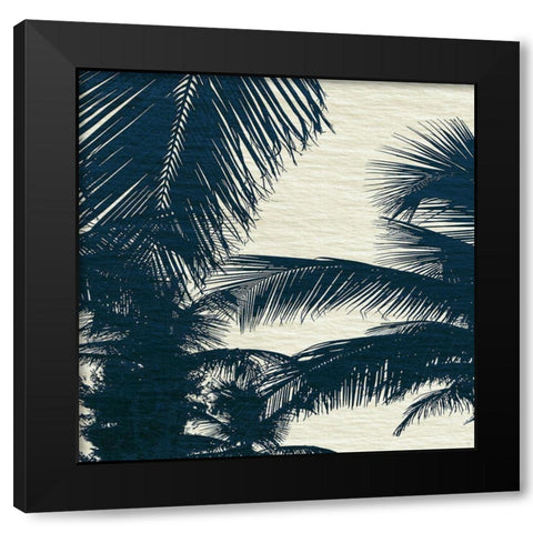 Caicos I Black Modern Wood Framed Art Print with Double Matting by Jill, Susan