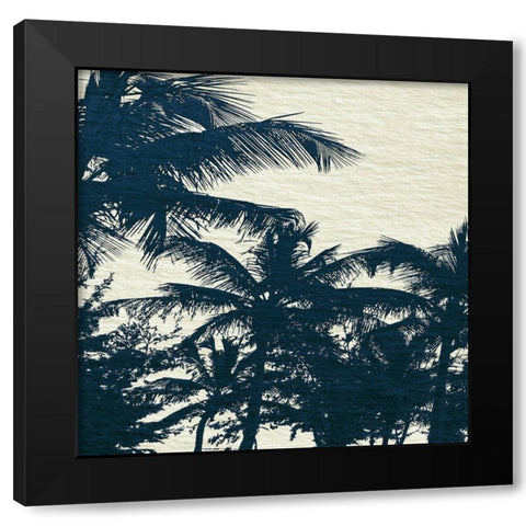 Caicos II Black Modern Wood Framed Art Print with Double Matting by Jill, Susan