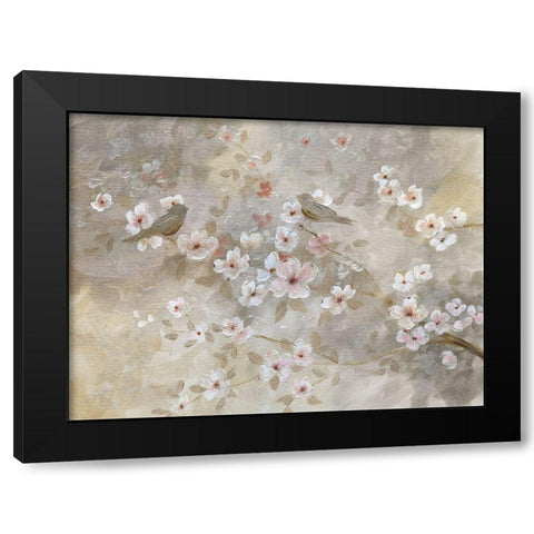 Early Spring Black Modern Wood Framed Art Print with Double Matting by Nan