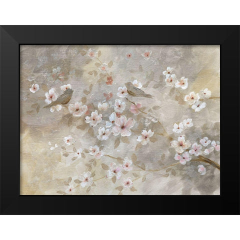 Early Spring Black Modern Wood Framed Art Print by Nan