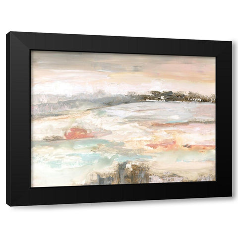 September Sky Black Modern Wood Framed Art Print by Nan