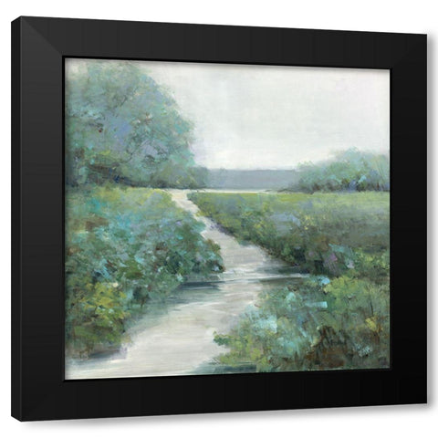 Magic in the Morning Black Modern Wood Framed Art Print with Double Matting by Swatland, Sally