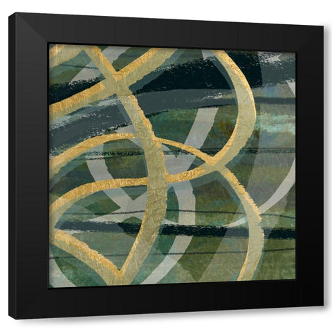 Balla in Grigio II Black Modern Wood Framed Art Print with Double Matting by Jill, Susan