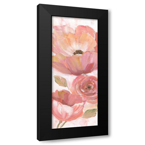 Blooming coral IV Black Modern Wood Framed Art Print with Double Matting by Nan