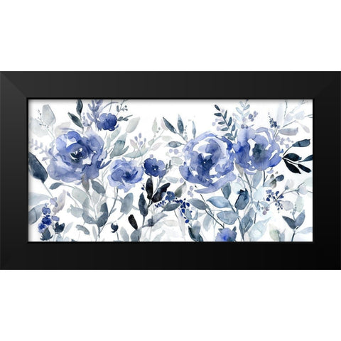 Painters Field of Flowers Black Modern Wood Framed Art Print by Robinson, Carol
