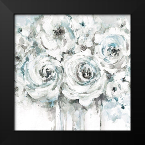 Spring Blues I Black Modern Wood Framed Art Print by Robinson, Carol