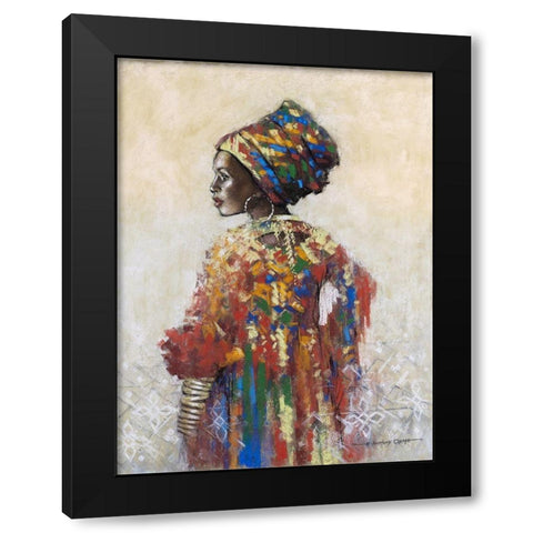 Celebration of Beauty II Black Modern Wood Framed Art Print by Orme, E. Anthony