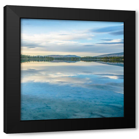The Magic Hour Black Modern Wood Framed Art Print by Qualls, Michael
