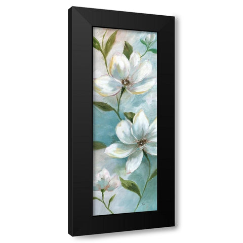 Spring Promise II Black Modern Wood Framed Art Print with Double Matting by Nan