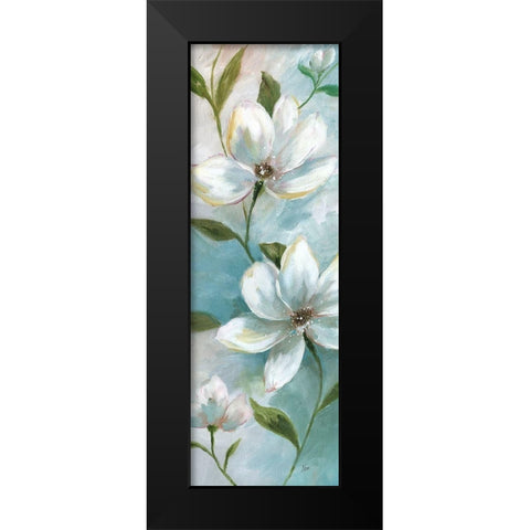 Spring Promise II Black Modern Wood Framed Art Print by Nan