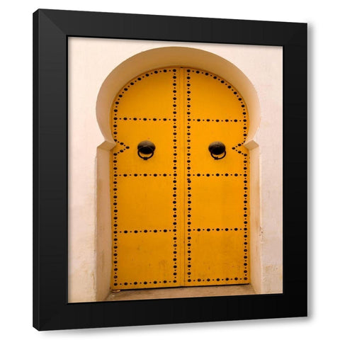 Medina in Tunis Black Modern Wood Framed Art Print by Delimont, Danita