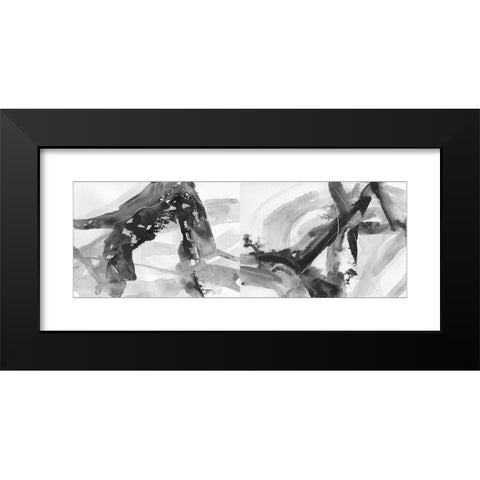 Intersection I Black Modern Wood Framed Art Print by Robinson, Carol