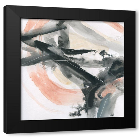 Intersection II Black Modern Wood Framed Art Print by Robinson, Carol