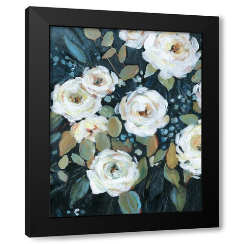 Moonlit Garden II Black Modern Wood Framed Art Print by Robinson, Carol