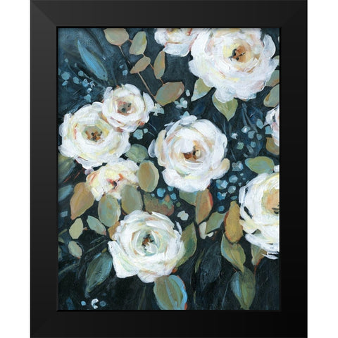 Moonlit Garden II Black Modern Wood Framed Art Print by Robinson, Carol