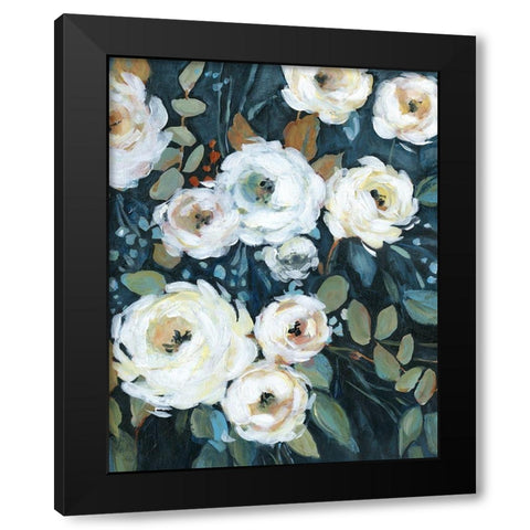 Moonlit Garden III Black Modern Wood Framed Art Print by Robinson, Carol