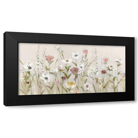 Bloomin Around Black Modern Wood Framed Art Print with Double Matting by Swatland, Sally