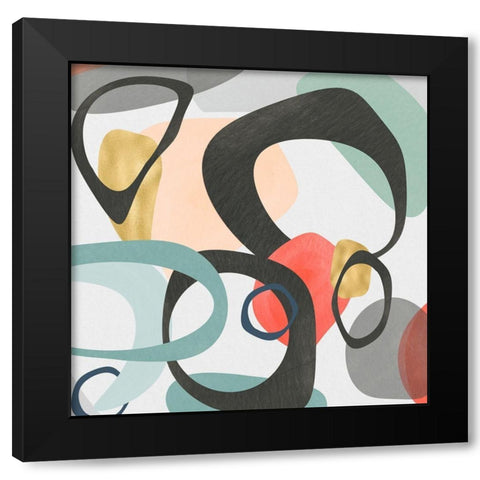 Dessau II Black Modern Wood Framed Art Print by Jill, Susan