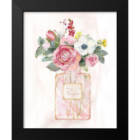 Perfume Bouquet I Black Modern Wood Framed Art Print by Swatland, Sally