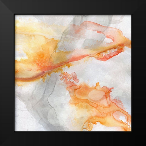 Transparent Opposites II Black Modern Wood Framed Art Print by Robinson, Carol