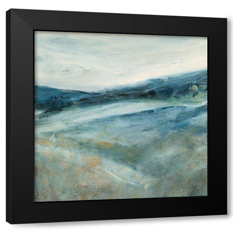 Distant Shadows II Black Modern Wood Framed Art Print by Robinson, Carol