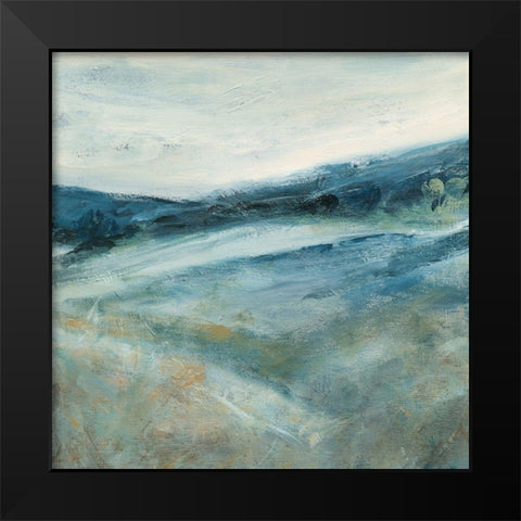 Distant Shadows II Black Modern Wood Framed Art Print by Robinson, Carol