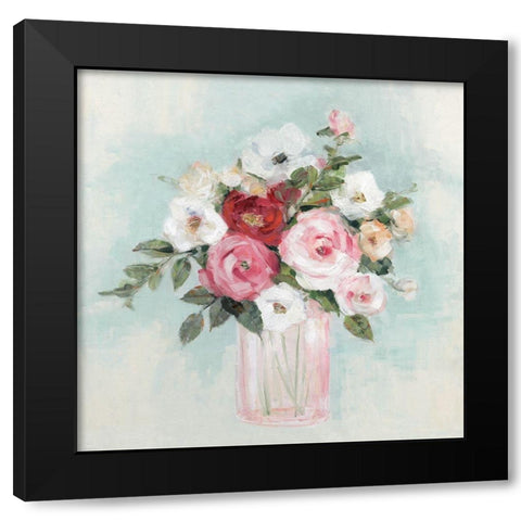 Arrangement of Spring II Black Modern Wood Framed Art Print with Double Matting by Swatland, Sally