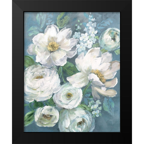 Cottage Radiance II Black Modern Wood Framed Art Print by Nan