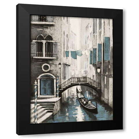Venice I Black Modern Wood Framed Art Print by Orme, E. Anthony