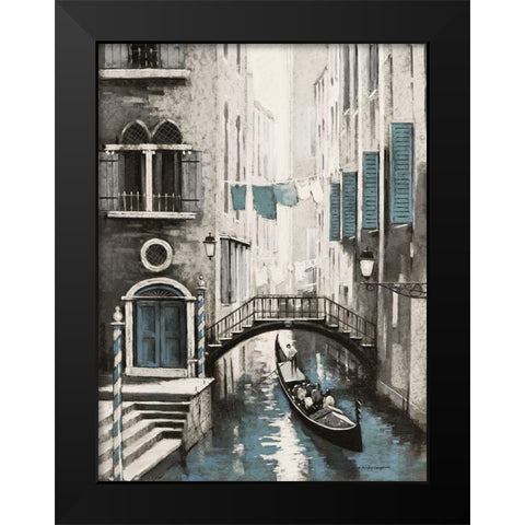Venice I Black Modern Wood Framed Art Print by Orme, E. Anthony