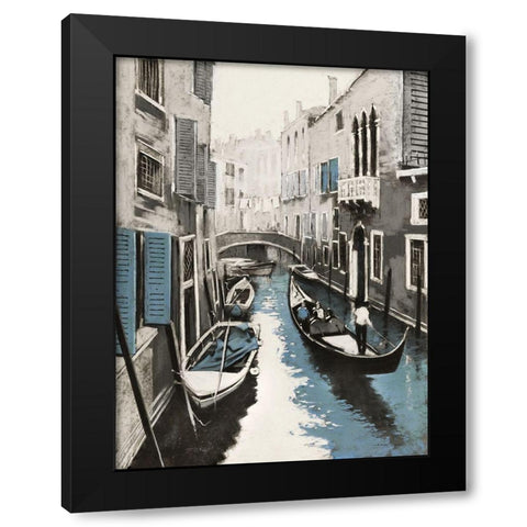 Venice II Black Modern Wood Framed Art Print by Orme, E. Anthony