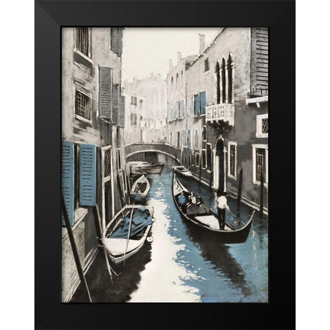 Venice II Black Modern Wood Framed Art Print by Orme, E. Anthony