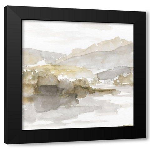 Sahara Sands I Black Modern Wood Framed Art Print with Double Matting by Nan