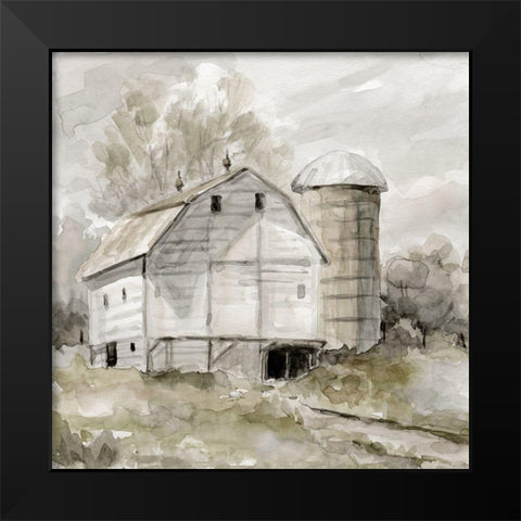 Neutral Silo Black Modern Wood Framed Art Print by Robinson, Carol