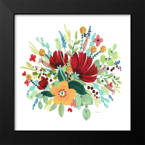 May Flowers I Black Modern Wood Framed Art Print by Robinson, Carol