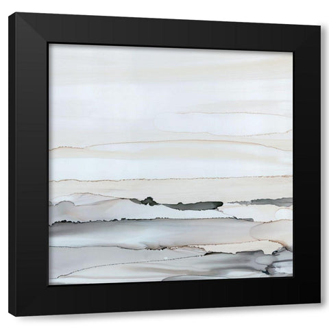 Sunkissed Horizons I Black Modern Wood Framed Art Print with Double Matting by Robinson, Carol