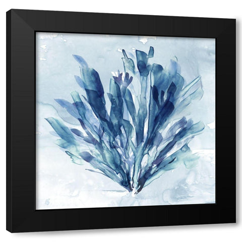 Coastal Coral I Black Modern Wood Framed Art Print by Robinson, Carol