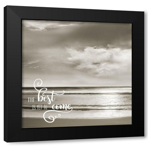 Shimmering Day I Black Modern Wood Framed Art Print with Double Matting by Calascibetta, Mike