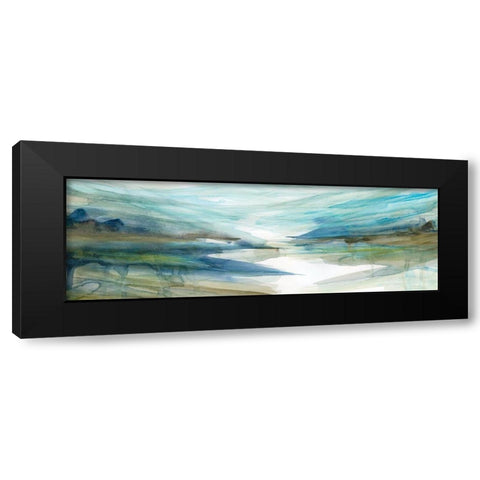 Spring Reflection II Black Modern Wood Framed Art Print with Double Matting by Robinson, Carol