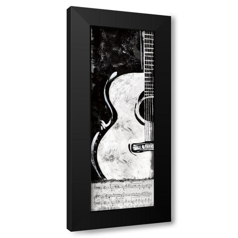 Acoustical Jam Black Modern Wood Framed Art Print with Double Matting by Knutsen, Conrad